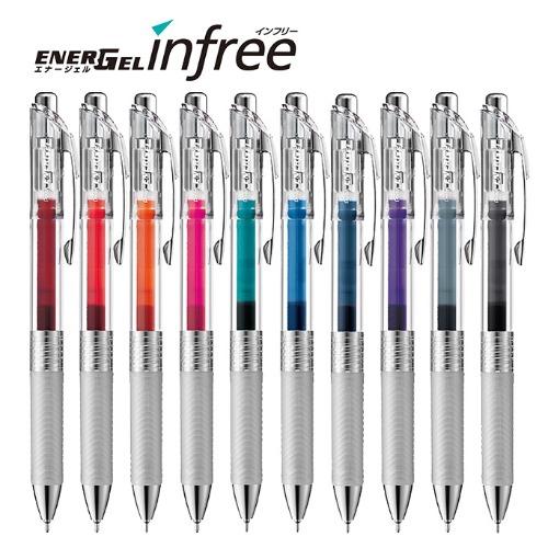 [펜] 펜텔 에너겔 인프리 볼펜 0.4mm 신색상 (10색)