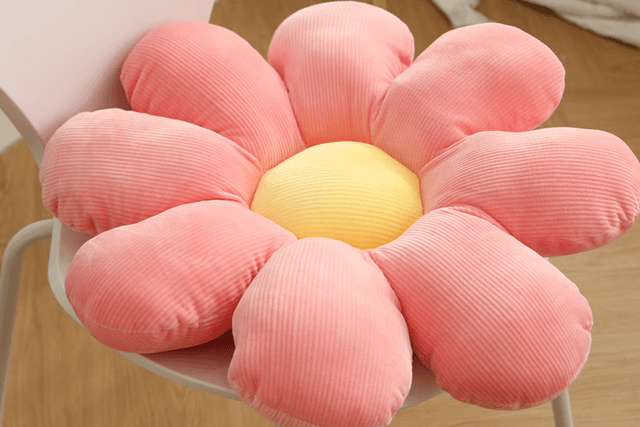 꽃모양 코듀로이 쿠션 5colors, 2size