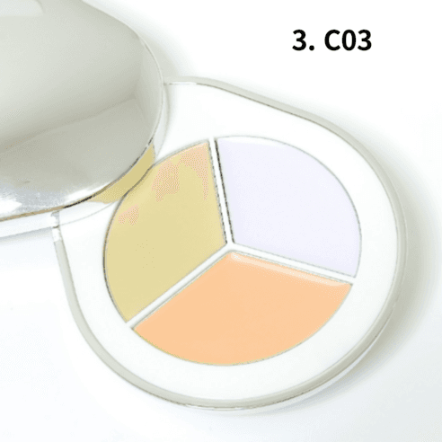 디어에이 퍼펙트 커버 컨실러 팔레트 4종 퍼프포함 디어에이 컨실러팔레트 디어에이컨실러팔레트 커버컨실러팔레트 흔적커버, 3. C03, 1개 - 컨실러 | 쿠팡