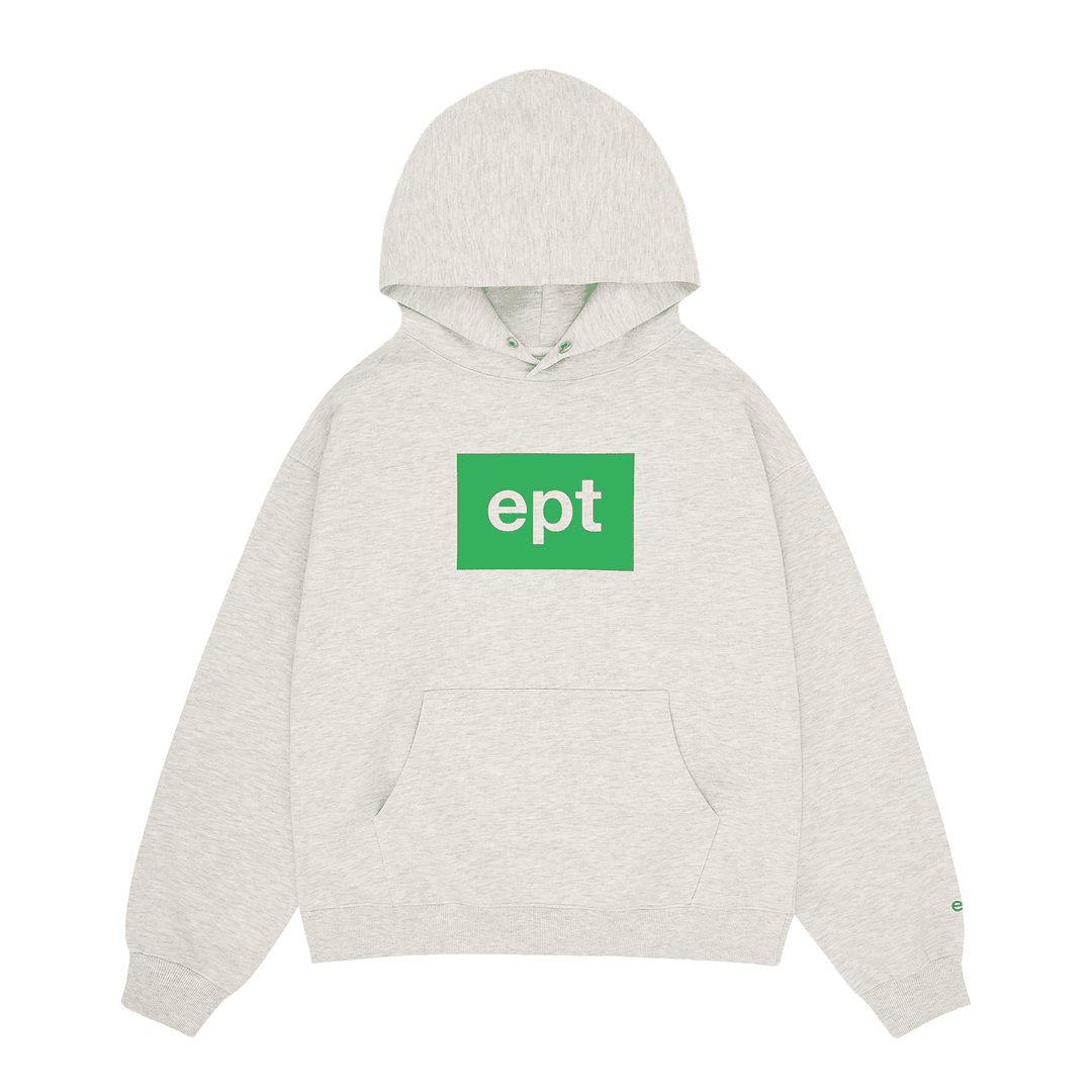BOX LOGO HOODIE (OATMEAL)