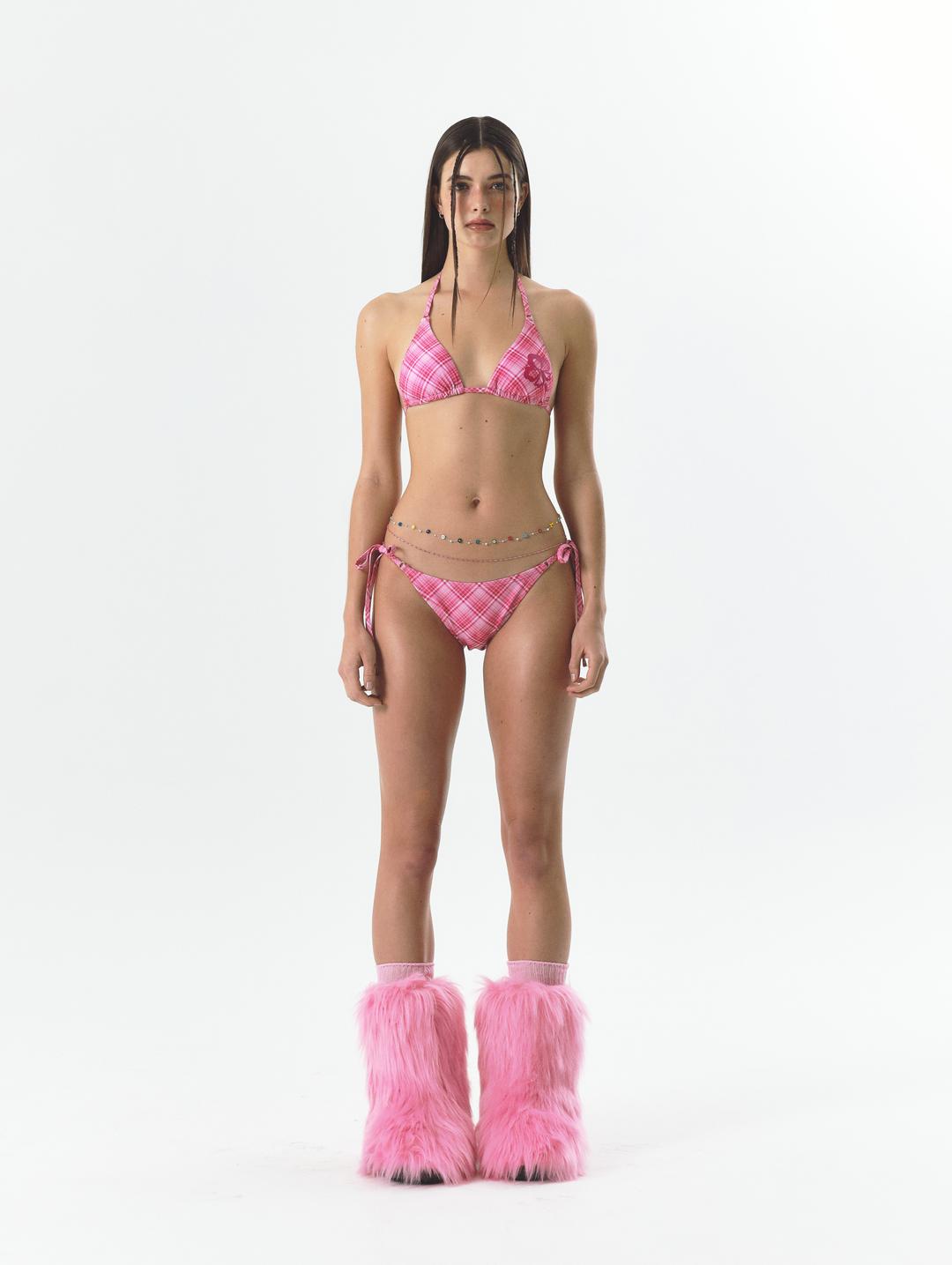 PINK LASER BIKINI SET