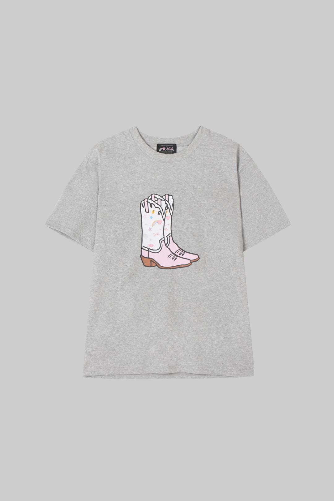 Boots T-shirt (melange grey)