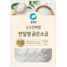 청정원 천일염 굵은소금, 1kg, 1개