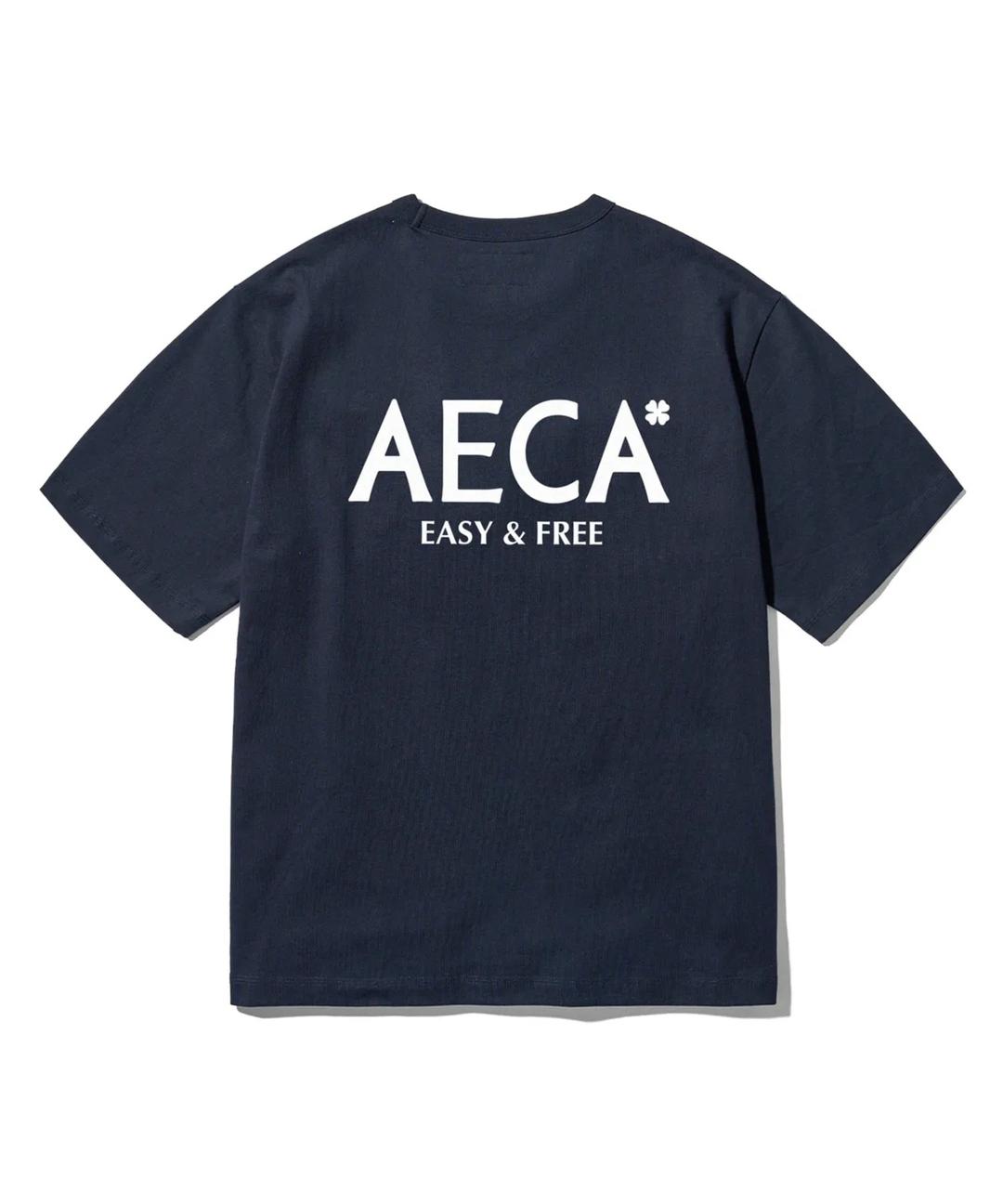 에이카화이트 AECA SIGNATURE TEE (Navy)