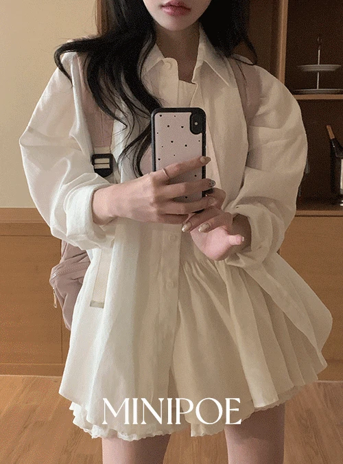 [early spring 👚⭐][MADE] 아이노 레이스 셔츠 (2color) / 25SS 뉴컬러 추가