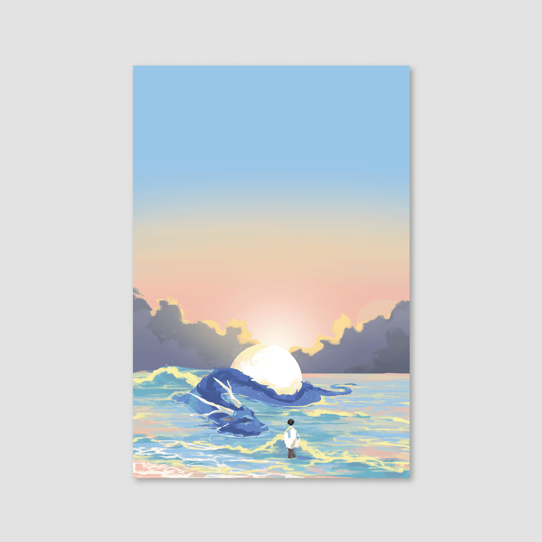 [솜] 용이 잠든 곳 엽서