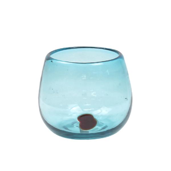 KIIN SHORT WOLIS GLASS - TURQUOISE, RED