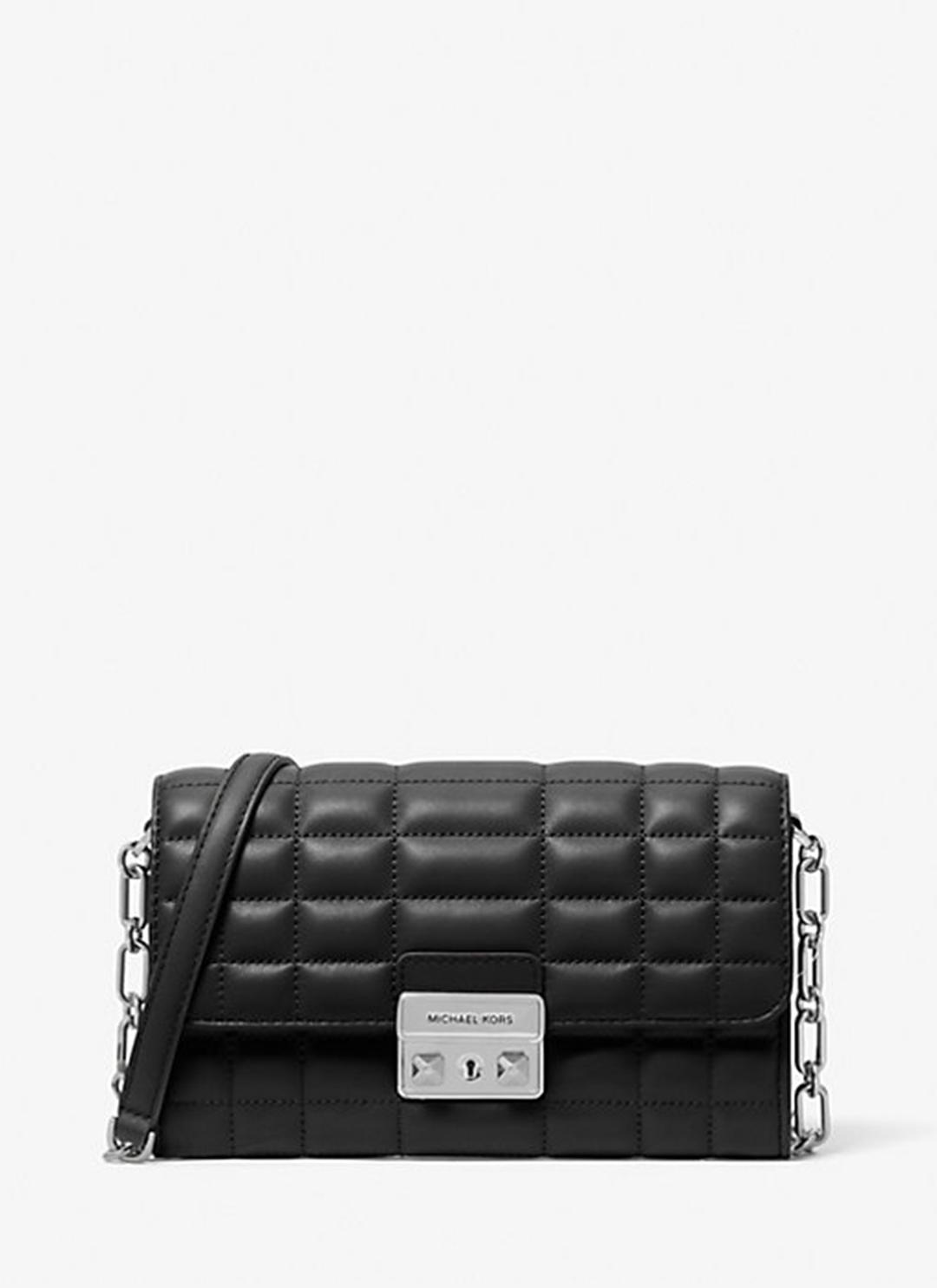 트라이베카 라지 퀼티드 체인 크로스바디