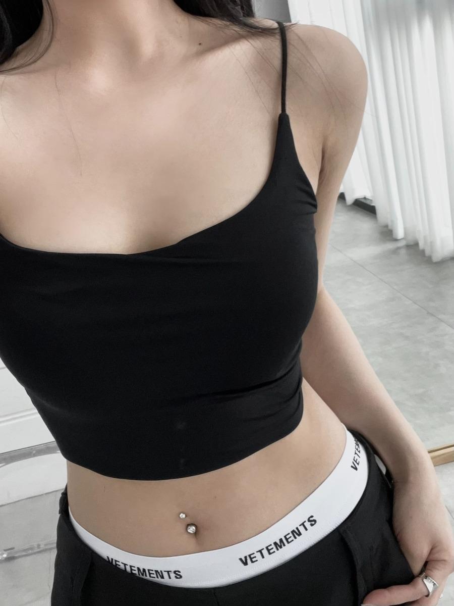basic crop pad top