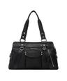 Studded Nylon Shoulder Bag (Black)