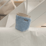 Aeiou Basic Pouch (M size) Powder Blue Fur