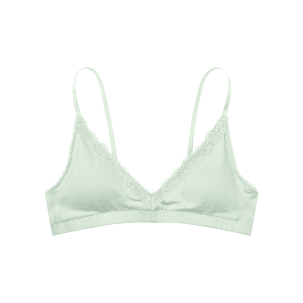 Triangle Lace Bralette (Mint)