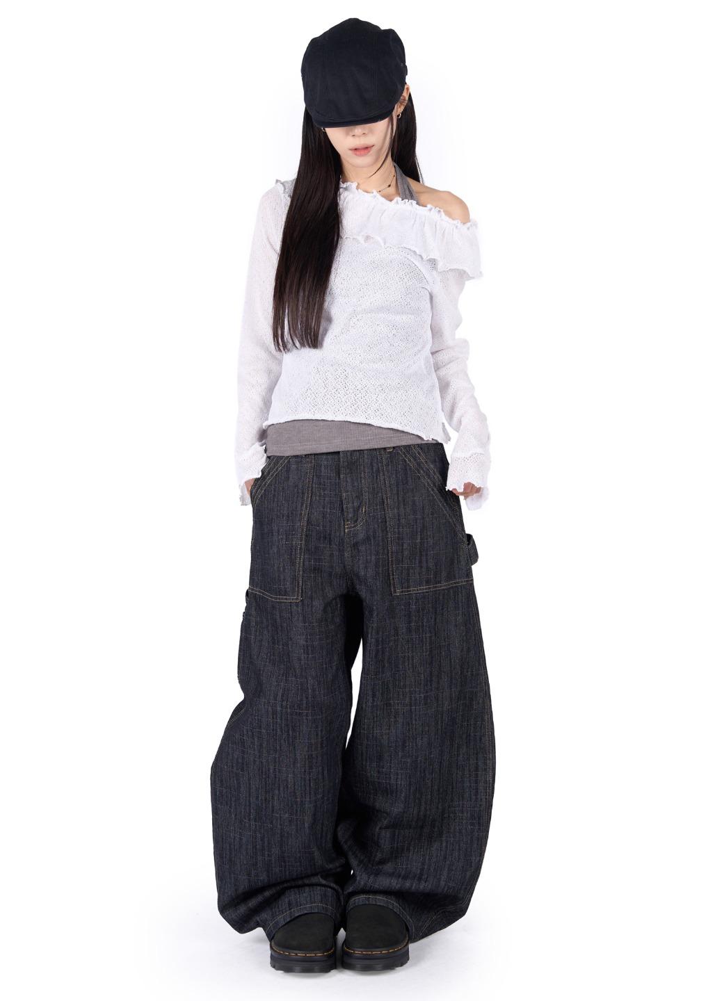 SLAB CARPENTER CUVED JEANS