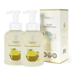 오가베베 버블 아기워시 샴푸 500ml 2개 올인원 대용량 유아 신생아 목욕 바디 얼굴 베이비