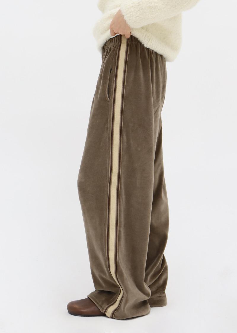 [MADE] GR01 벨벳 트랙 팬츠