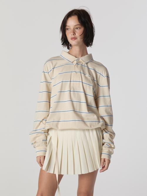 글로니(GLOWNY)  TERRY PK LONG SLEEVE (CREAM) - 사이즈 & 후기 | 무신사