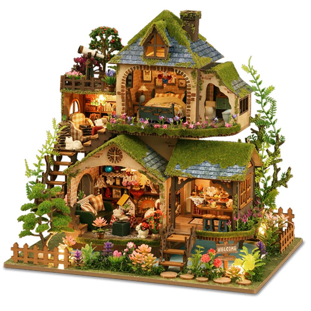 DIY 미니어처 하우스 만들기 대형 숲속탐험가의 쉼터 한글설명서