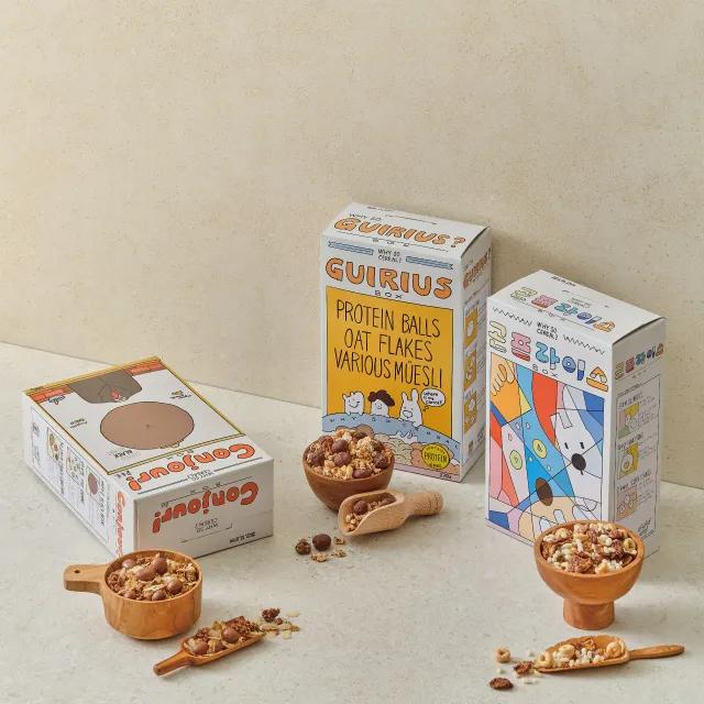 와이쏘시리얼 3종 - 곤약미 귀리 검정콩 (시리얼+그래놀라) 3종 식단관리용 간편식