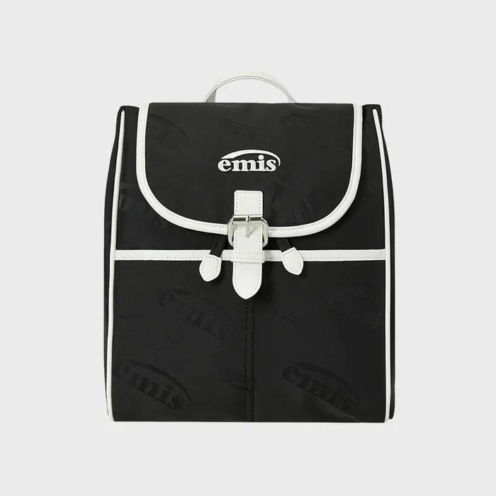 [단독] LOGO JACQUARD BACKPACK-BLACK