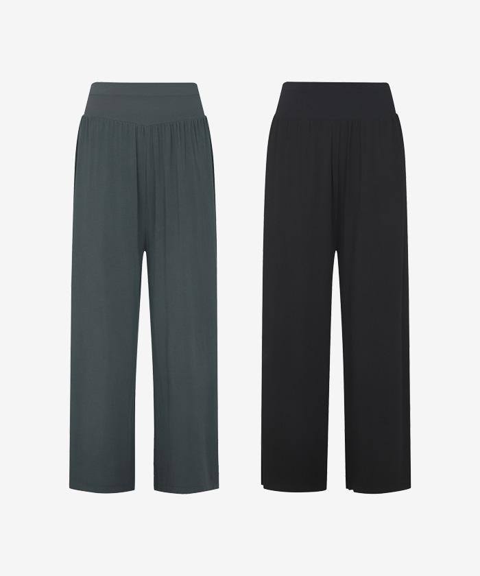 [2PACK] 모달 라이트팬츠 2개 세트