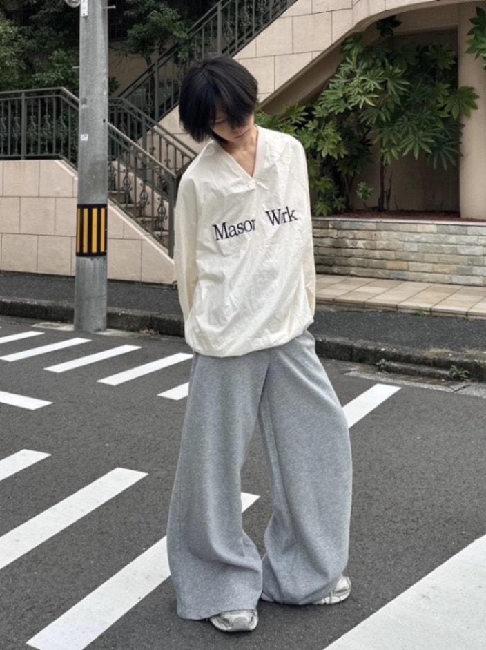 受注制【LUV CODE】sweat wide pants