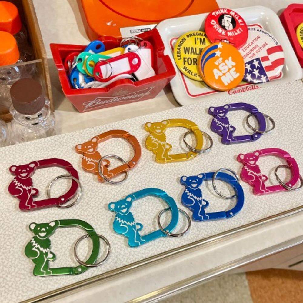 그레이트풀 데드 베어 카라비너 키체인_8종