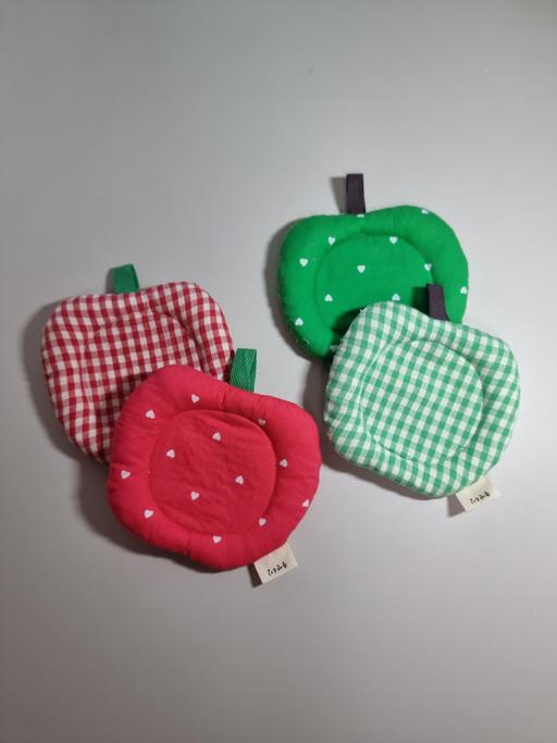 애플 티코스터🍎🍏(2set)