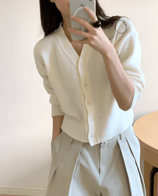 브이 데일리 가디건 (4colors)