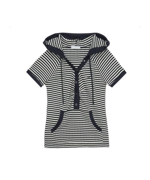 스트라이프 후드티 HS ver. (블랙)