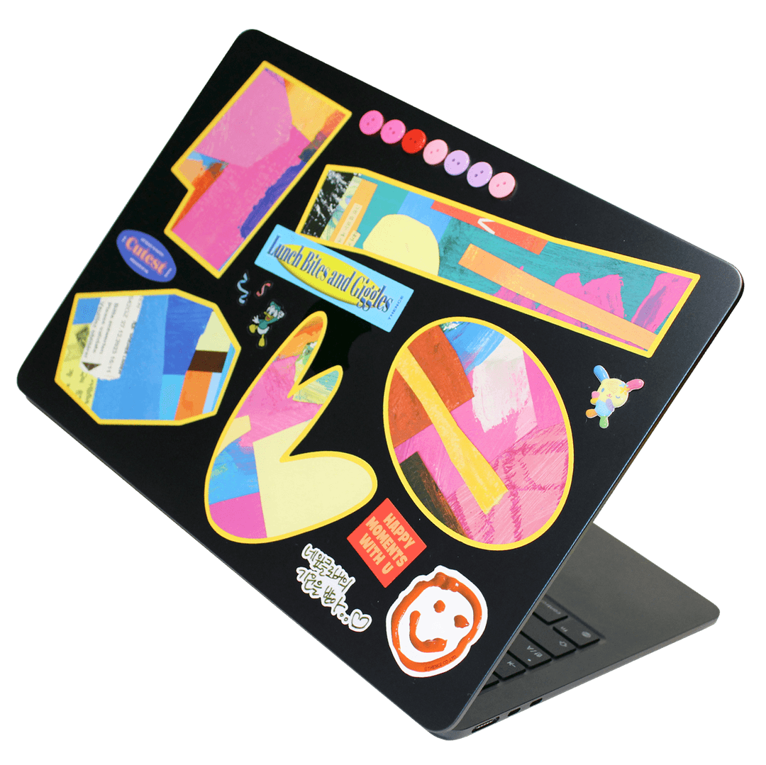 Nua's world sticker set