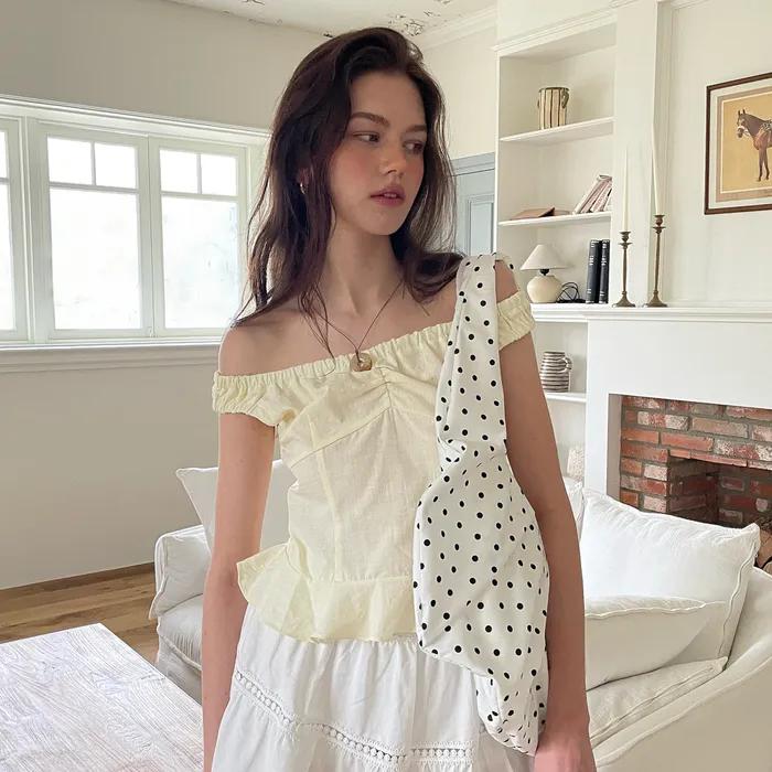Sunday Sleeveless Top (yellow)
