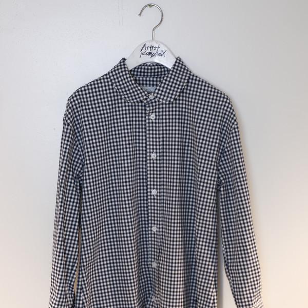 ARTIST ROUND COLLAR STANDARD SHIRTS (NAVY)