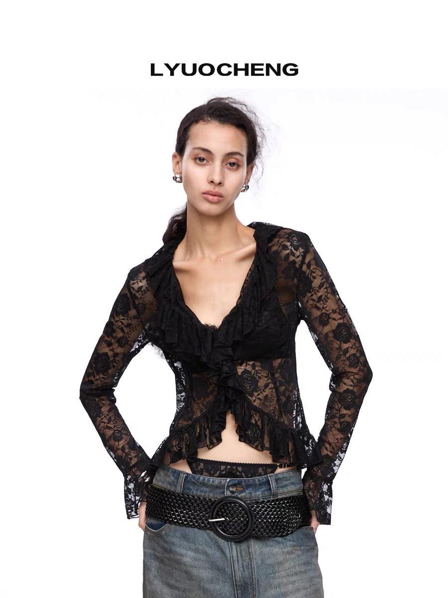 Black Laced Top