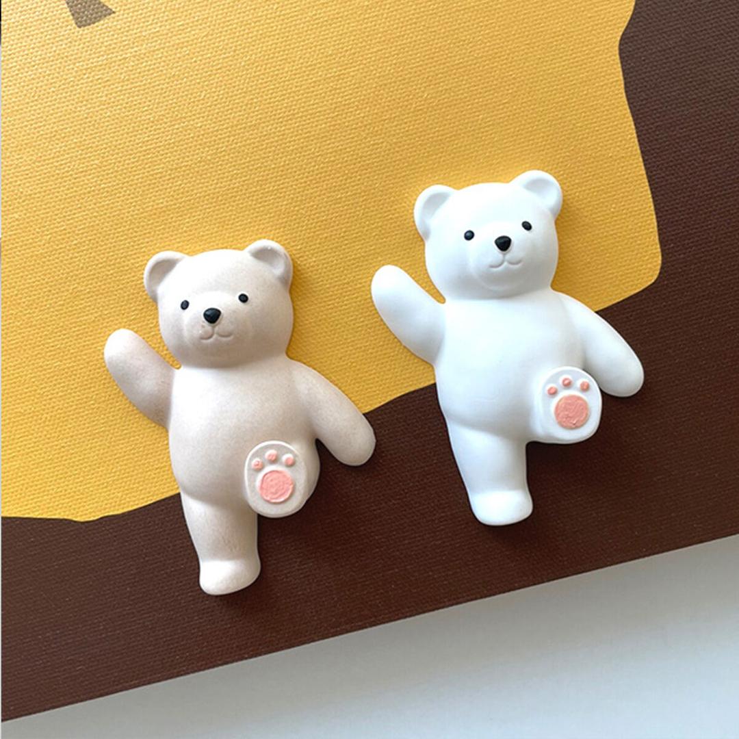 차량용 으라차차 베어 곰돌이 석고방향제