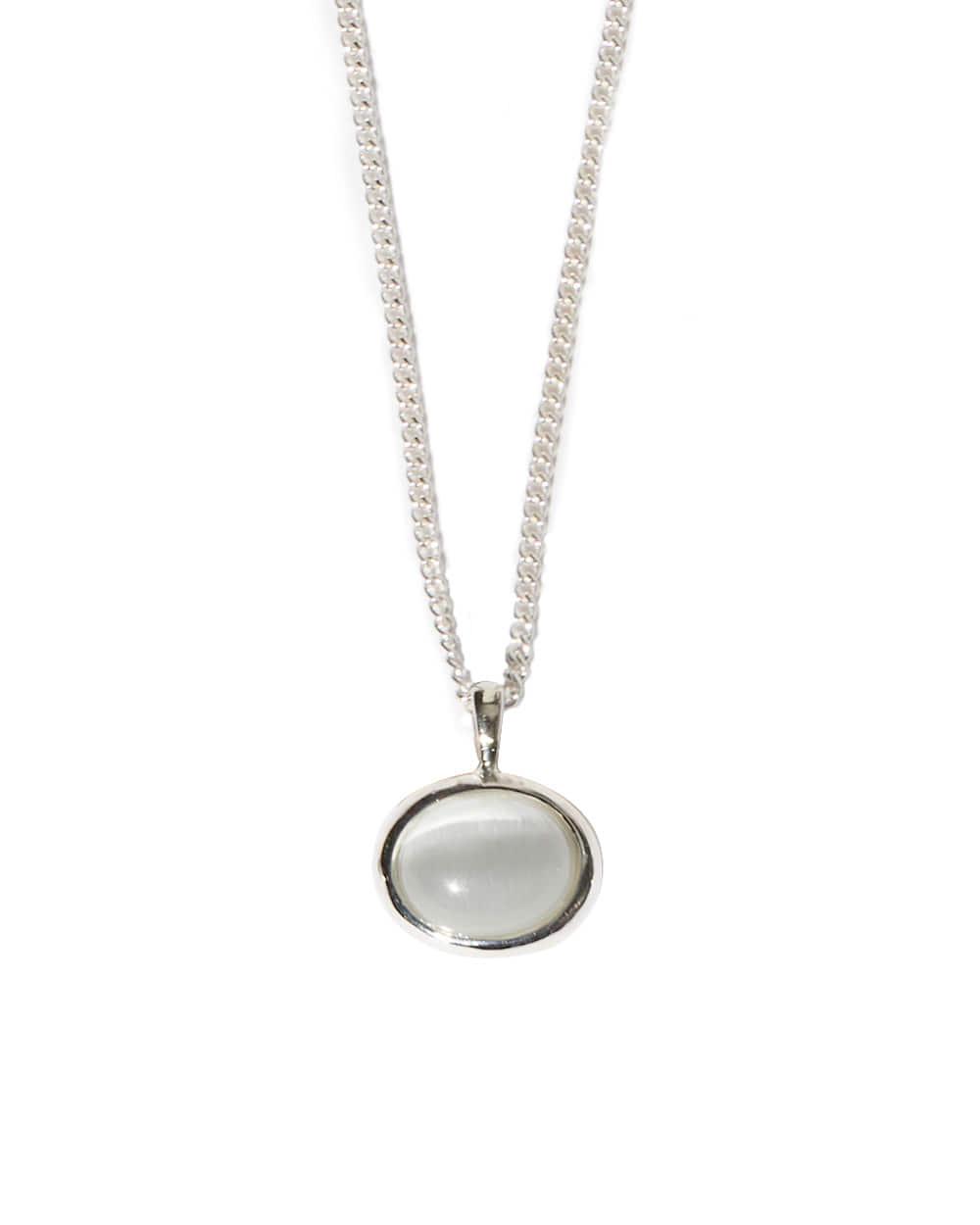 Noel gemstone necklace/ Silver
