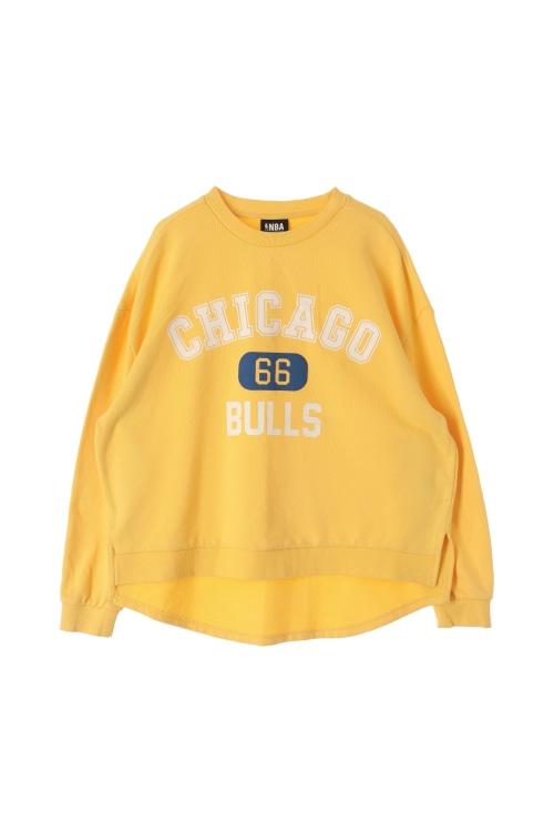 NBA (Woman - XS) 코튼 시카고 불스 크루넥 언발란스 긴팔 맨투맨