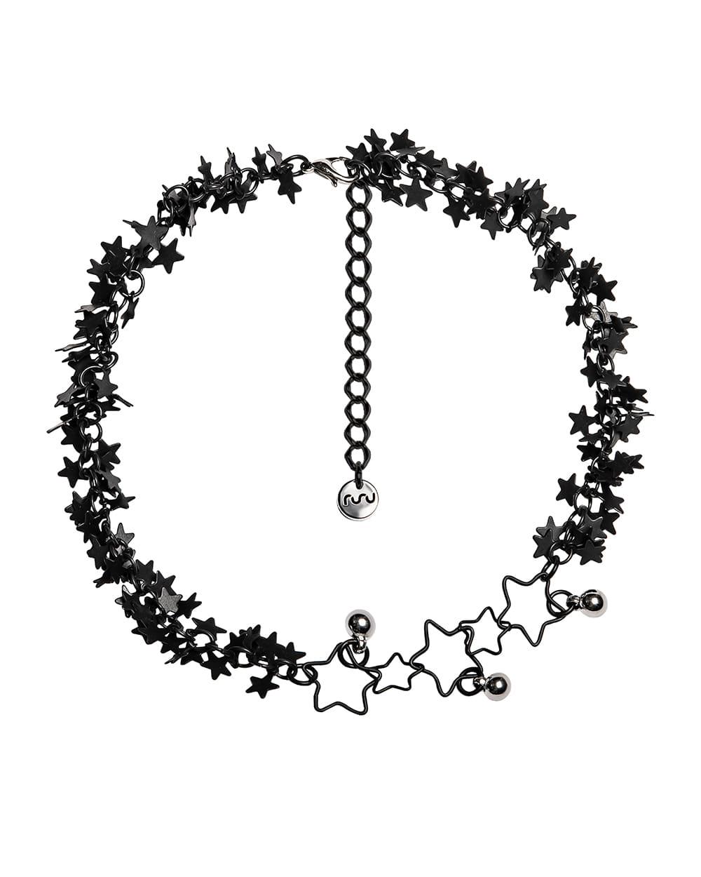 BLACK STAR NECKLACE
