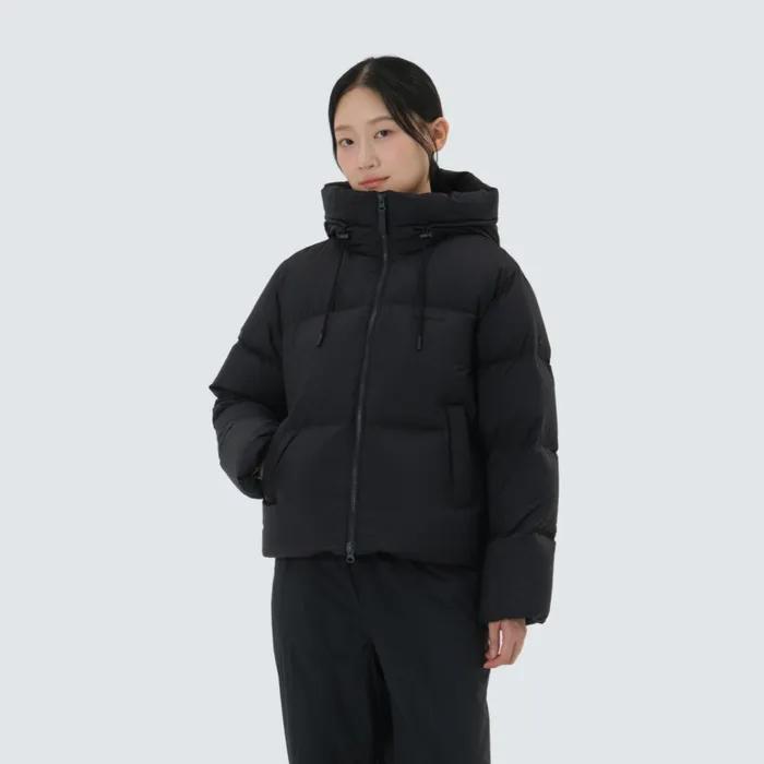 퍼피나 여성 후드 헤비 다운 자켓 Black (S25WWFDJ21)