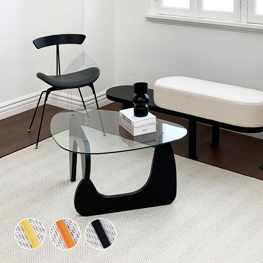 [한일카페트] 어반엣지 먼지없는 사이잘룩 헤링본 사계절 러그 150x200