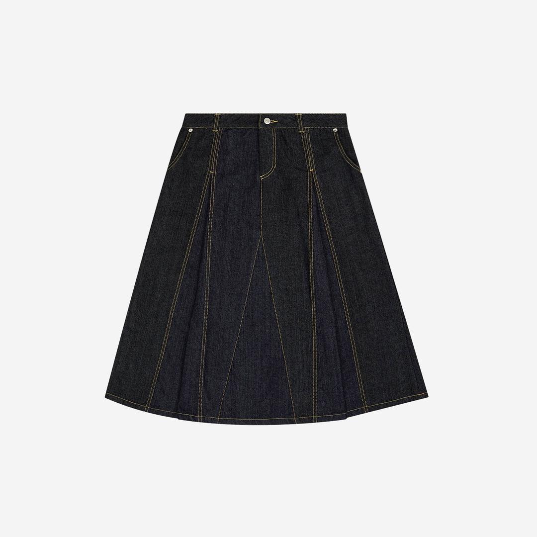 [예약 배송] Safarispot Two Denim Long Skirts