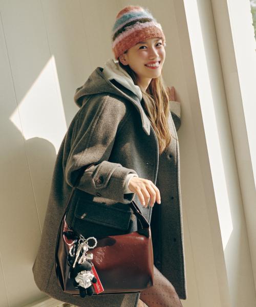 3way belted medium hobo bag _ Deep brown