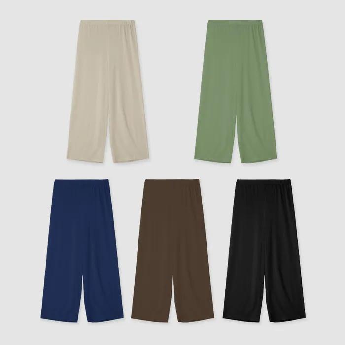 D. BASIC SOAP WIDE PANTS - 5 COLOR