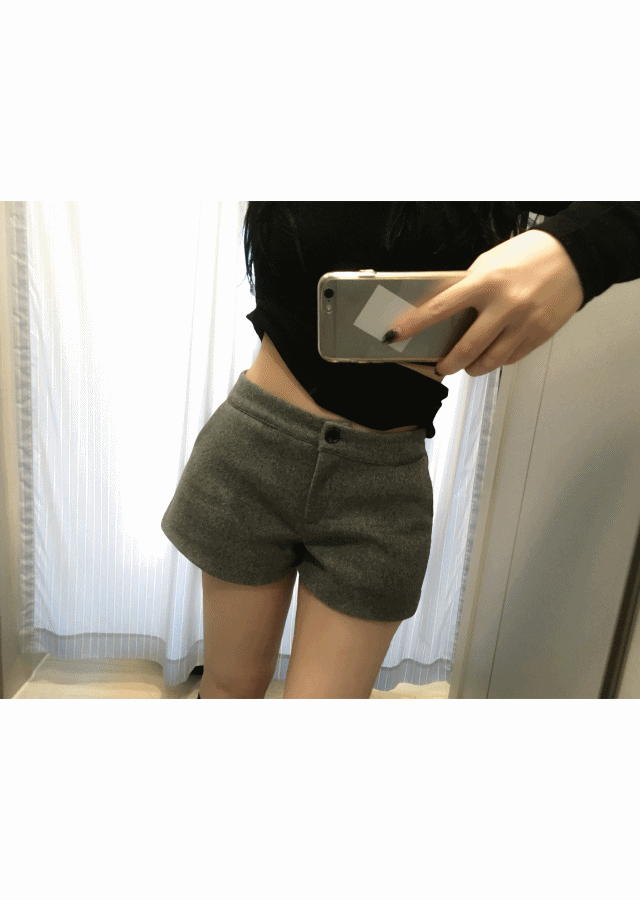 울 숏 미니 팬츠 (2COLOR)