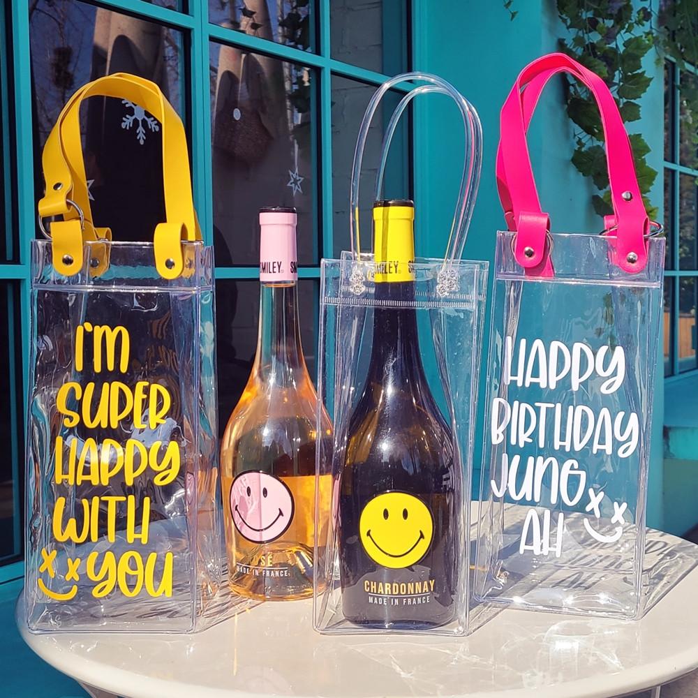 와인 칠링백 와인칠러 아이스버킷 피크닉 인쇄 뷸라뷸라