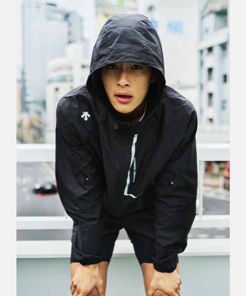 러닝 플라이트 자켓 블랙(SQ123RWB31)