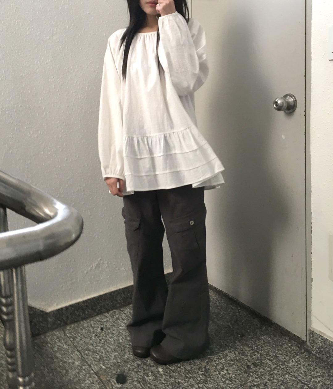 포켓 부츠컷 코튼 팬츠 (2c)