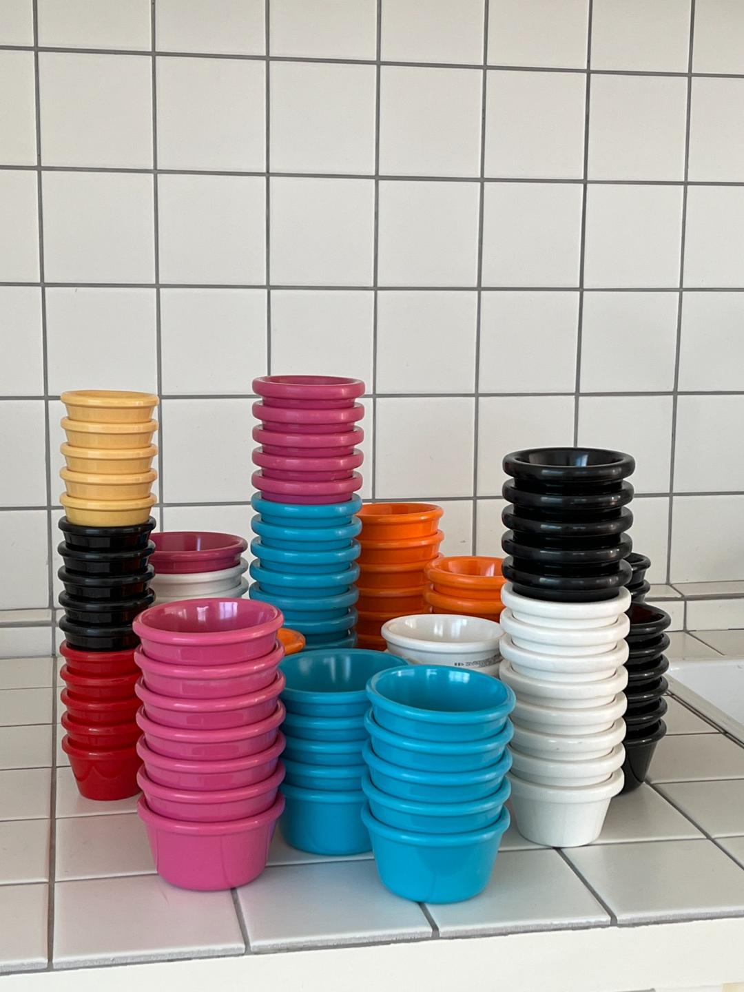 PANTON MELAMINE SAUCE BOWL (4 types)