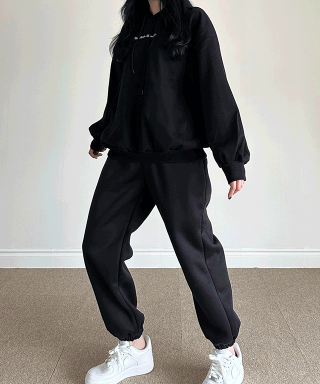 버터플라이 오버핏 후드