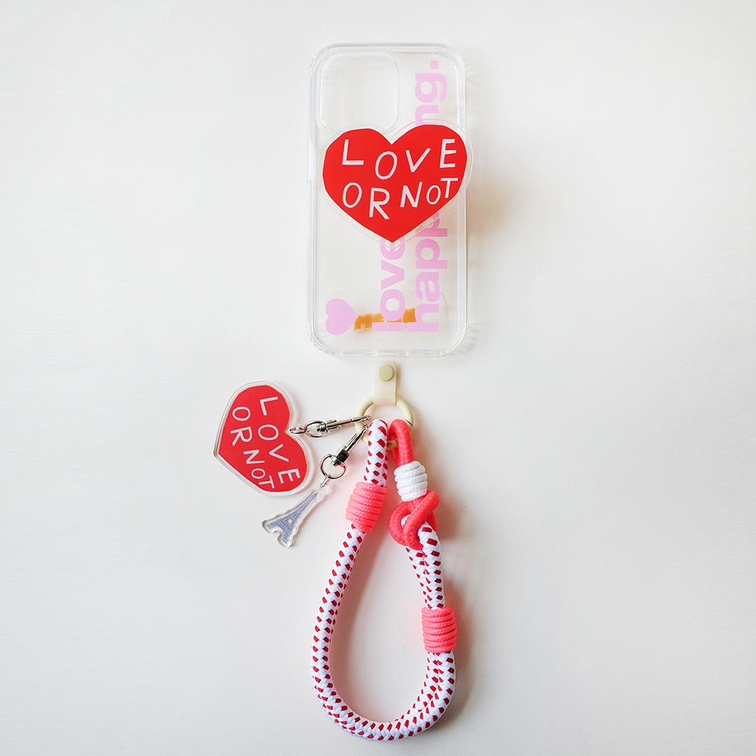 [SET세트]핑거탭+핸드스트랩(해프닝) 폰스트랩