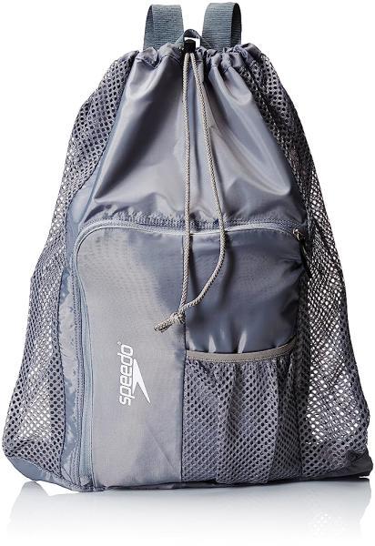 Speedo 남녀 공용 디럭스 메시 백 프로스트 그레이